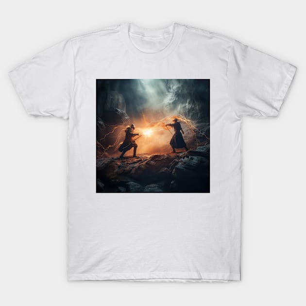 Epic mage battle T-Shirt by ILK87